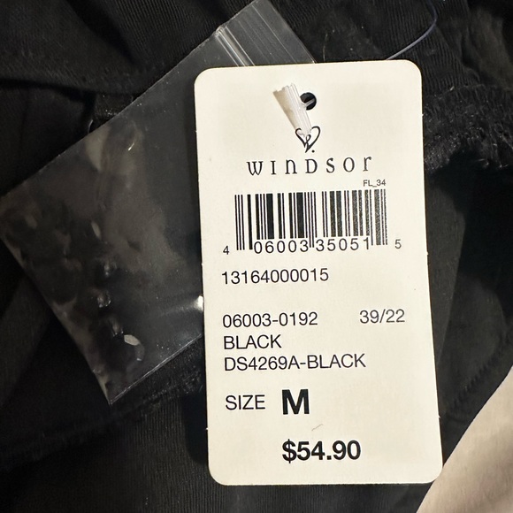 Black embroidered bodysuit - Picture 3 of 3